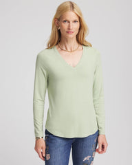 Chico's Clothing Touch of Cool™ V-Neck Layering Tee
