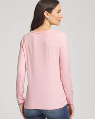 Chico's Clothing Mesh-Trim Touch of Cool™ Layering Tee