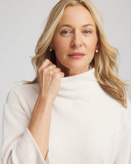 Chico's Clothing Jacquard Cozy Turtleneck