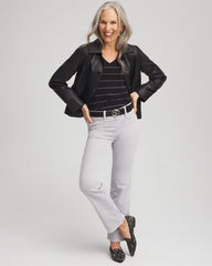 Chico's Clothing Touch of Cool™ Lurex Layering Tee