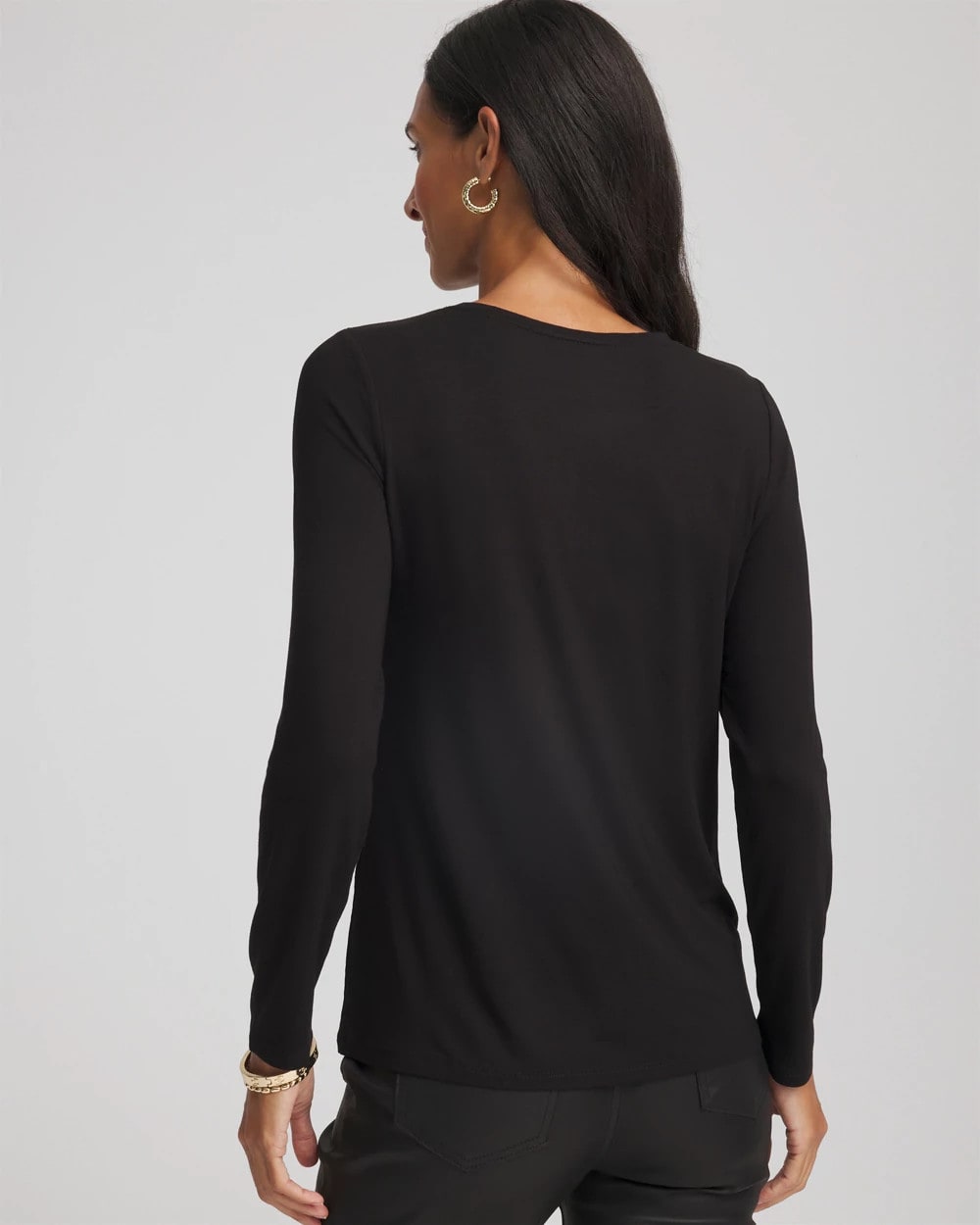 Chico's Clothing Touch of Cool™ Layering Tee