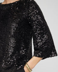 Chico's Clothing Sparkling Sequin Party Tee