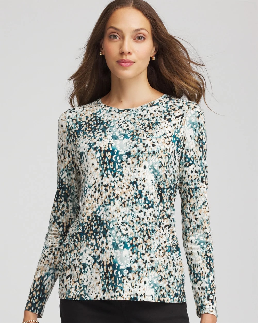 Chico's Clothing Touch of Cool™ Layering Tee
