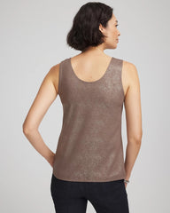 Chico's Clothing Foiled Microfiber Tank