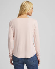 Chico's Clothing Cowlneck Long-Sleeved Tee