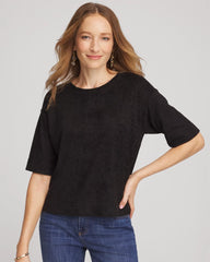 Chico's Clothing Cozy Crewneck Tee