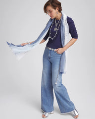 Chico's Clothing Ruched Sleeve Knit Tee