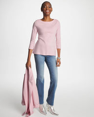 Chico's Clothing Pima 3/4 Sleeve Tee