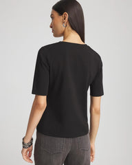 Chico's Clothing Perfect Elbow Sleeve Tee