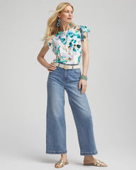 Chico's Clothing Touch of Cool™ Flutter Sleeve Tee