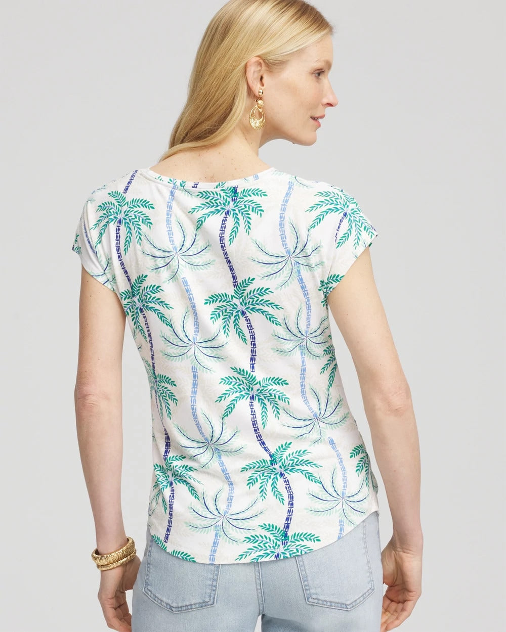 Chico's Clothing Cap Sleeve Dolman Tee
