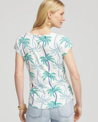 Chico's Clothing Cap Sleeve Dolman Tee