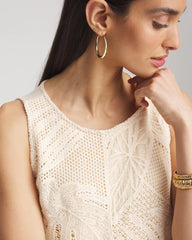 Chico's Clothing Island Crochet Lace Tank