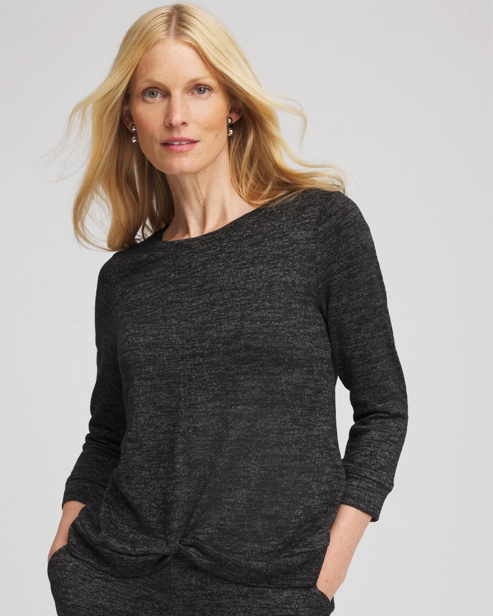Chico's Clothing Zenergy® Twist-Front Top