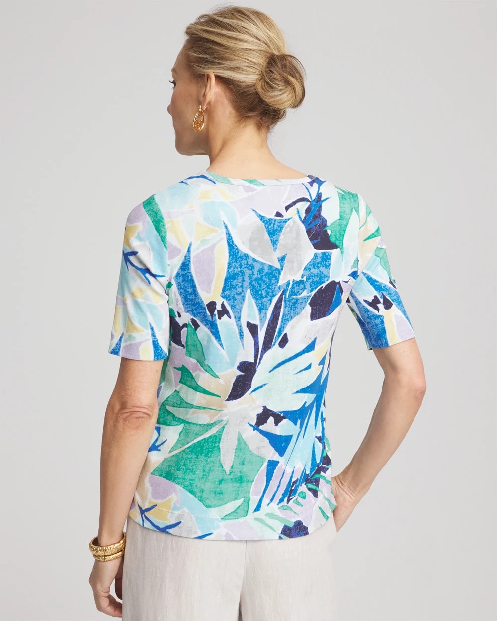 Chico's Clothing Pima Short Sleeve Everyday Tee