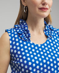 Chico's Clothing ® UPF Neema Dot Ruffle Tank