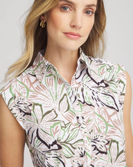 Chico's Clothing Zenergy® UPF Floral Shirt