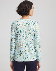 Chico's Clothing Printed Touch of Cool™ Layering Tee