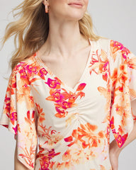 Chico's Clothing Touch of Cool™ Handkerchief-Sleeve V-Neck Tee