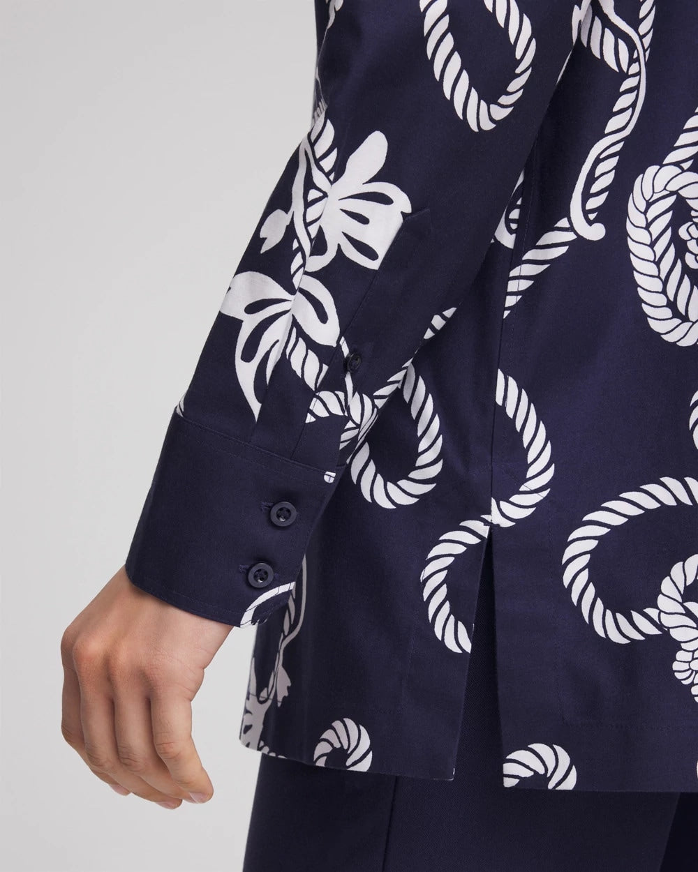 Chico's Clothing No Iron™ Rope Print Tunic