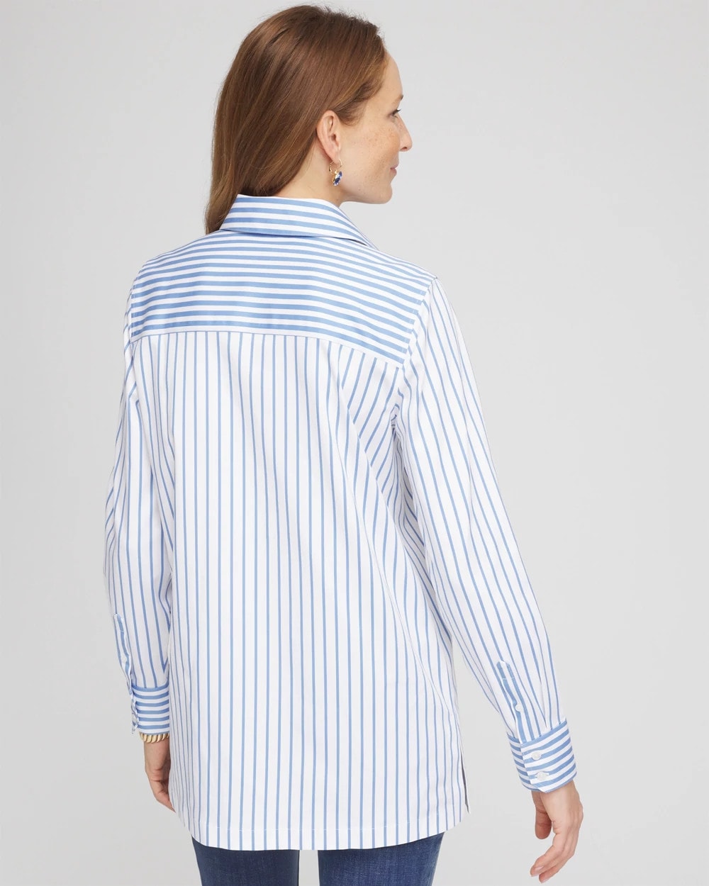Chico's Clothing No Iron™ Stripe Mix Tunic