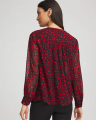 Chico's Clothing Lover Girl Georgette Blouse