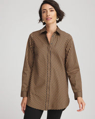 Chico's Clothing No Iron™ Slimming Imperial Stripe Tunic