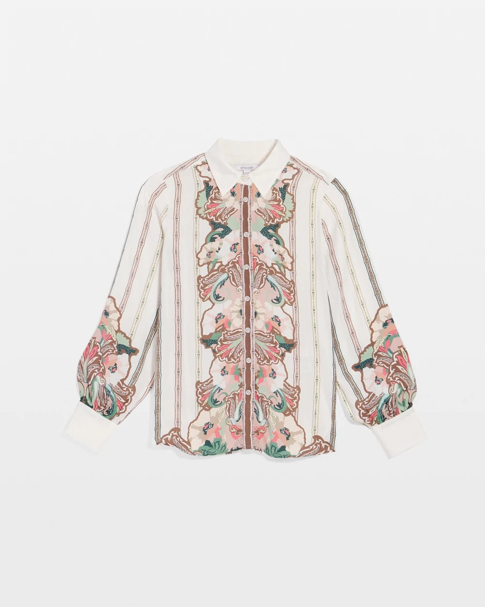 Chico's Clothing Silky Classic-Fit Shirt