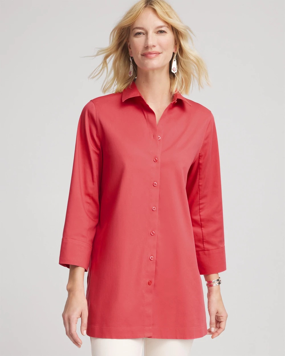 Chico's Clothing No Iron™ Classic Button Down Tunic