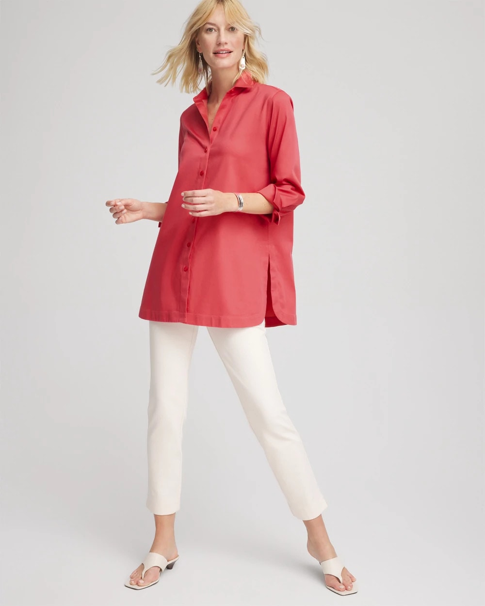 Chico's Clothing No Iron™ Classic Button Down Tunic