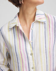 Chico's Clothing No Iron™ Multi Stripe Linen Shirt
