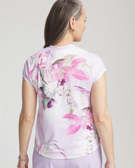 Chico's Clothing Zenergy® UPF Floral Polo