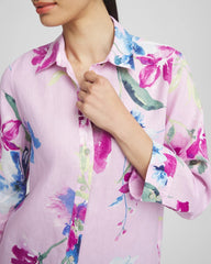 Chico's Clothing No Iron™ Floral Linen Shirt