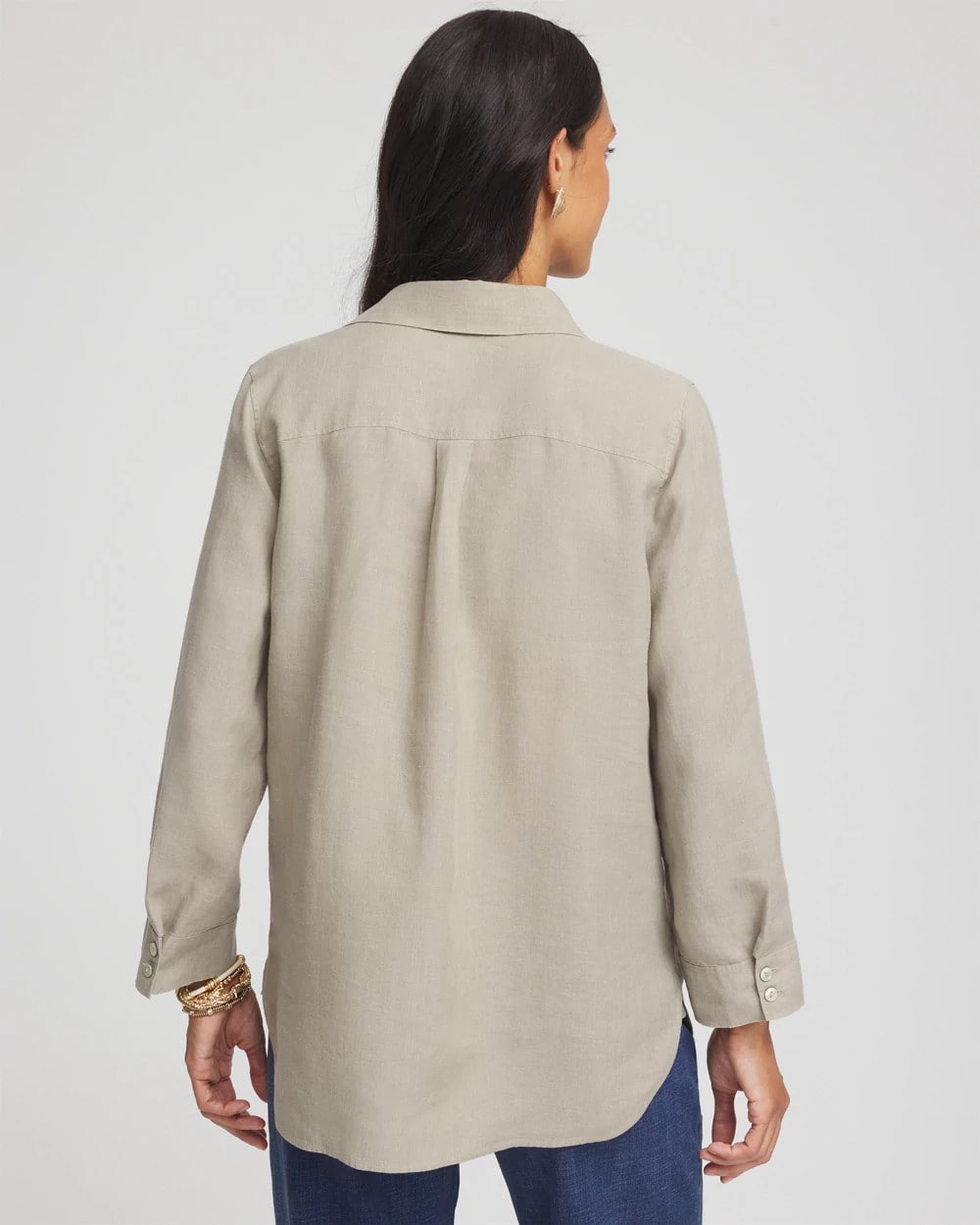 Chico's Clothing No Iron™ Linen Shirt
