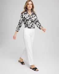 Chico's Clothing No Iron™ Abstract Floral Shirt