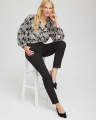 Chico's Clothing Caviar Bead Georgette Blouse