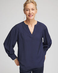 Chico's Clothing Woven Relaxed-Fit Shirt