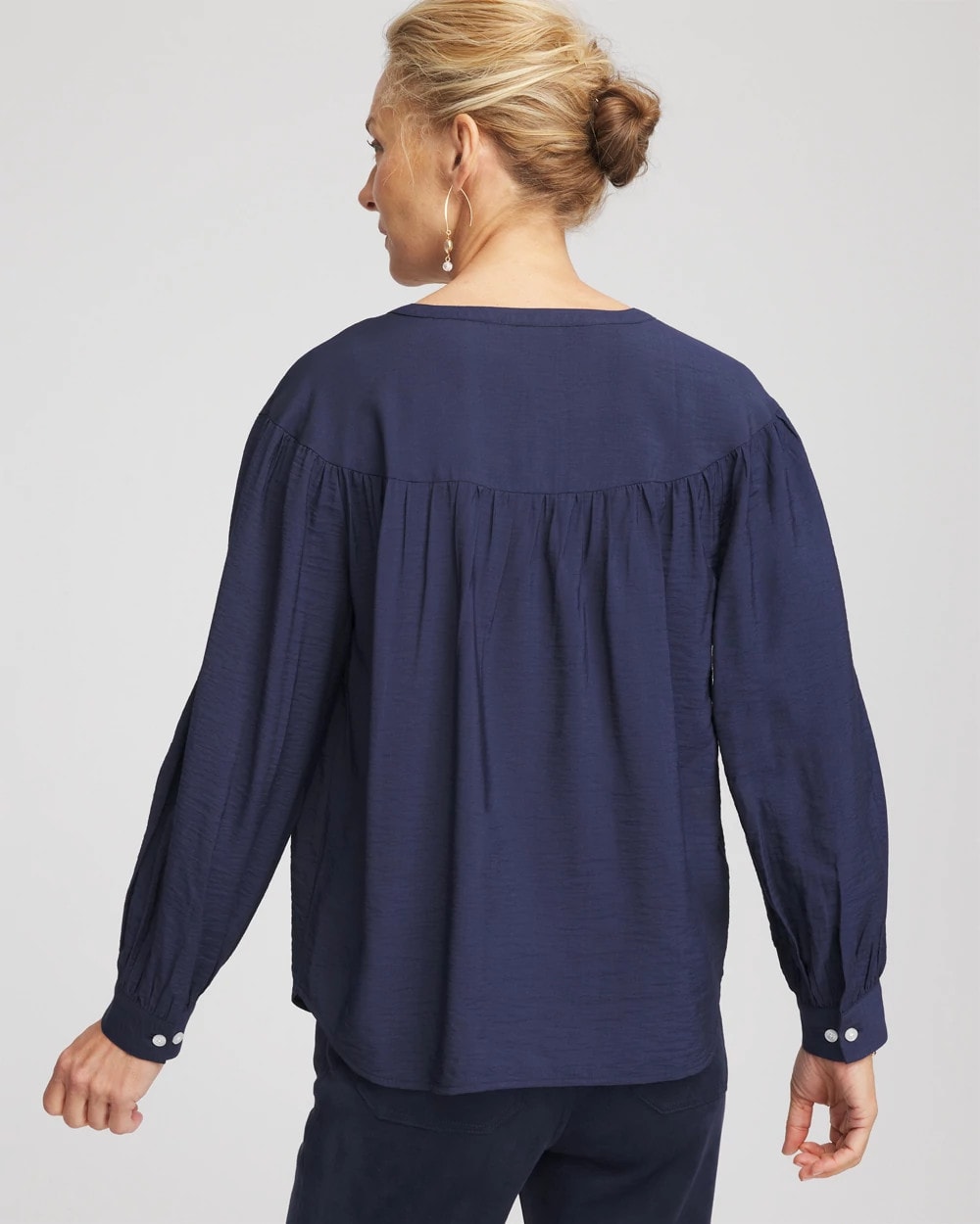 Chico's Clothing Woven Relaxed-Fit Shirt