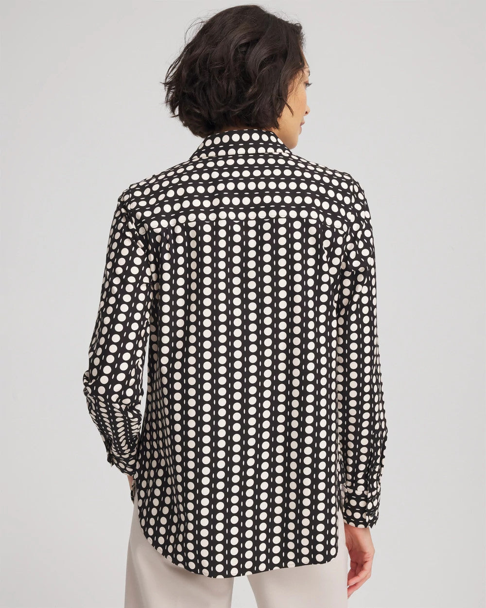 Chico's Clothing No Iron™ Printed Sateen Shirt