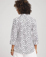 Chico's Clothing No Iron™ Polka Dot  Shirt