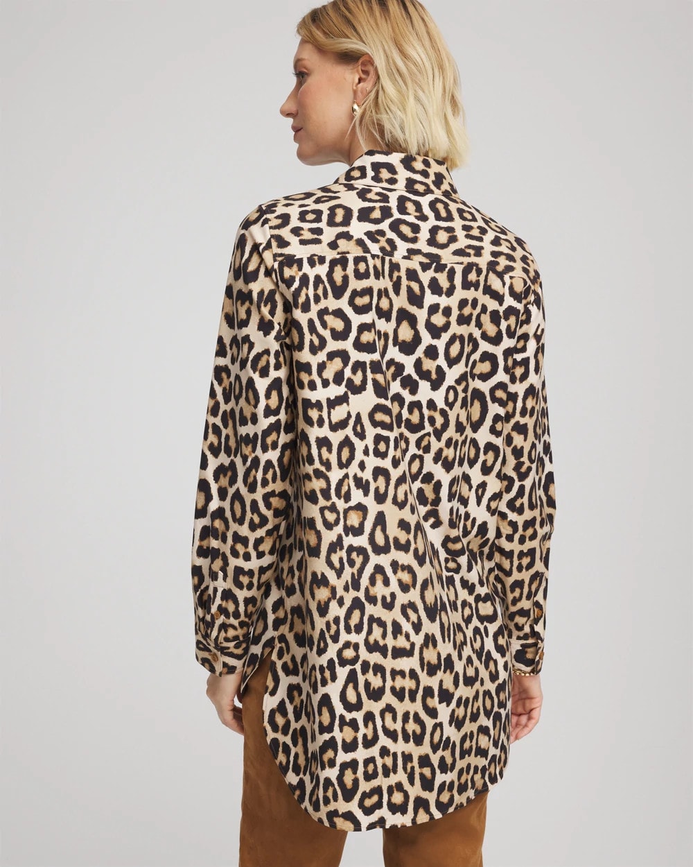 Chico's Clothing No Iron™ Animal-Print Tunic