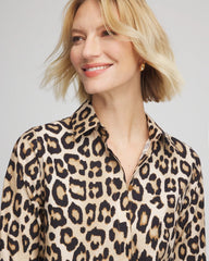 Chico's Clothing No Iron™ Animal-Print Tunic