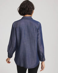 Chico's Clothing Tencel™ Classic-Fit Denim Tunic