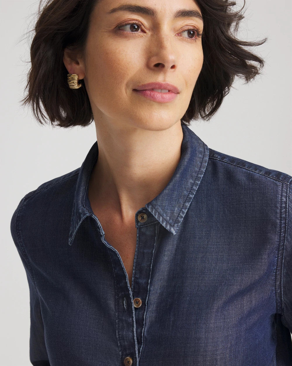 Chico's Clothing Tencel™ Classic-Fit Denim Tunic