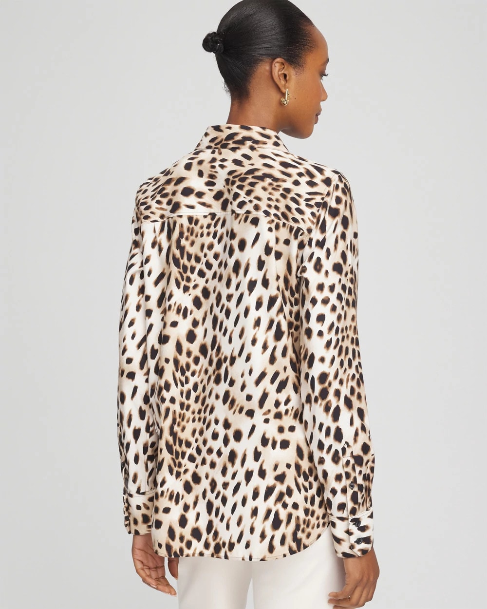 Chico's Clothing No Iron™ Animal Print Shirt