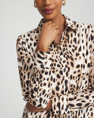 Chico's Clothing No Iron™ Animal Print Shirt