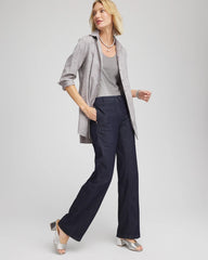 Chico's Clothing No Iron™ Lace Jacquard Stretch Tunic