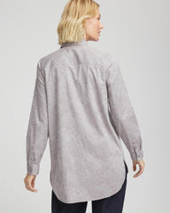 Chico's Clothing No Iron™ Lace Jacquard Stretch Tunic