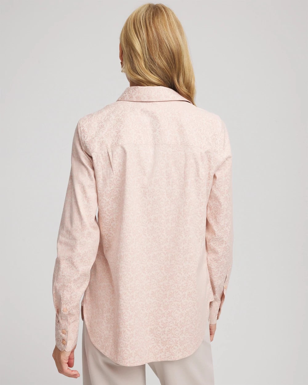 Chico's Clothing No Iron™ Feminine Jacquard Shirt
