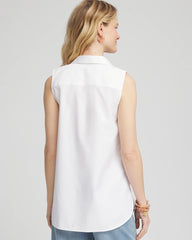 Chico's Clothing No Iron™ Tropical Floral Sleeveless Shirt